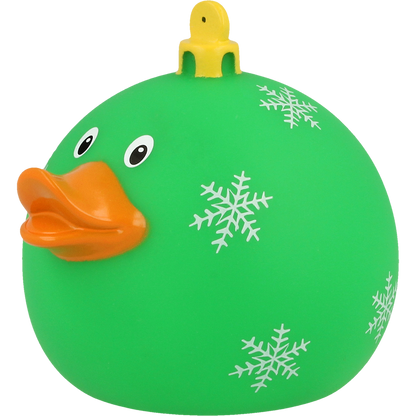 Grüne Enten-Weihnachtskugel