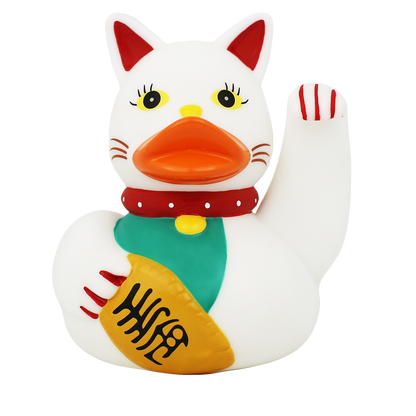 Canard Lucky Cat Lilalu | Canard de bain chat chanceux Maneki neko