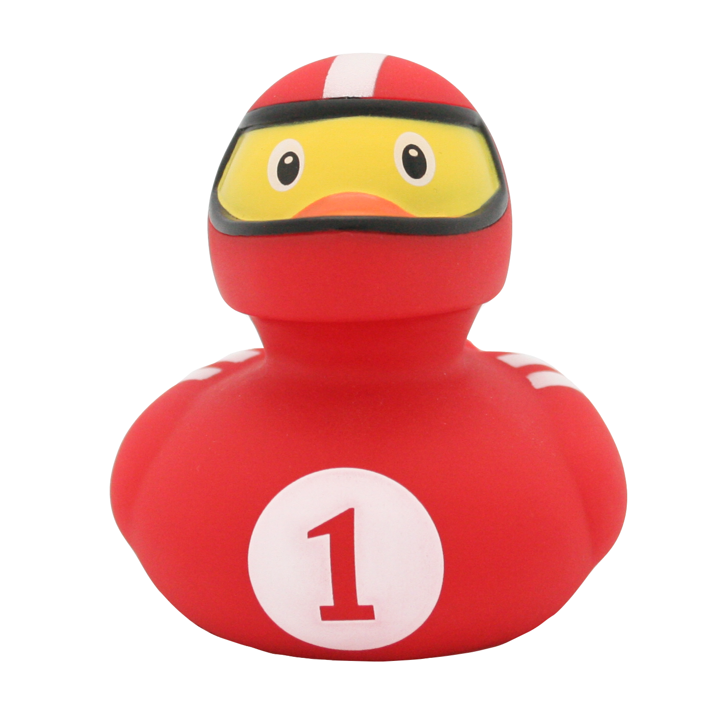 Canard Pilote de Course Rouge Lilalu | Boutique Canard de bain