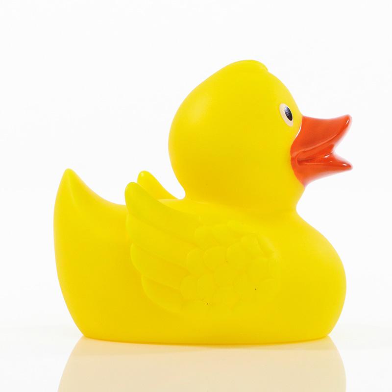 Yellow duck with wings