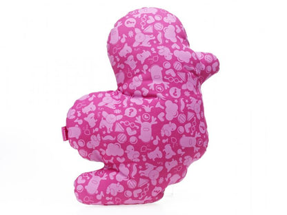 Rose duck cushion