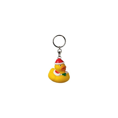 Christmas duck keychain