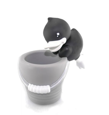 Black duck pencil pot