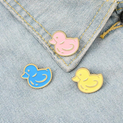 Pink Rubber Duck Pins