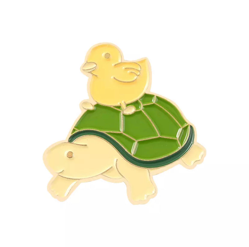 Pins Canard et Tortue