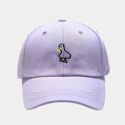 Embroidered duck cap
