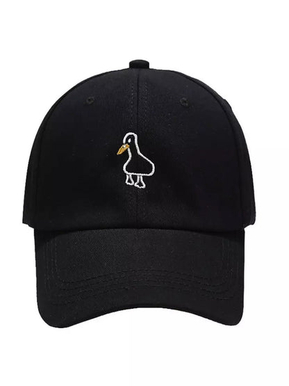 Embroidered duck cap