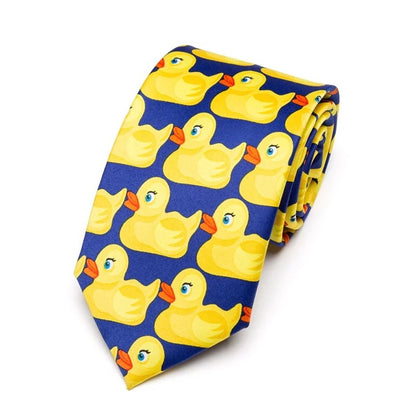 Yellow duck tie