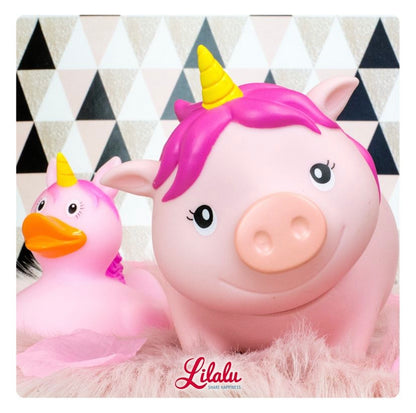 Canard Licorne Rose