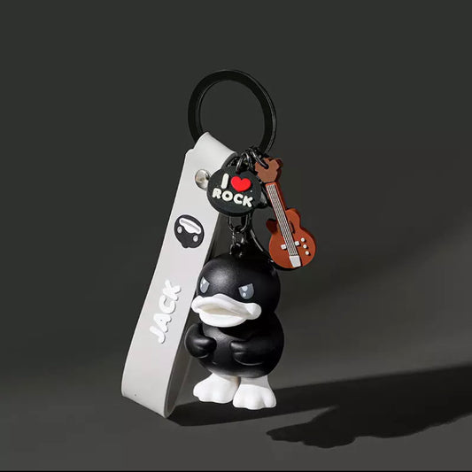 Black duck keychain