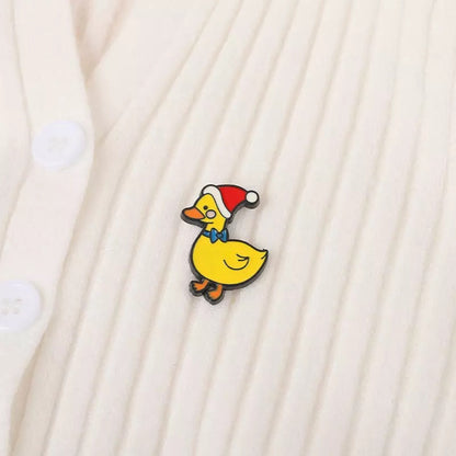 Weihnachten Weihnachtsmütze Ente Pins