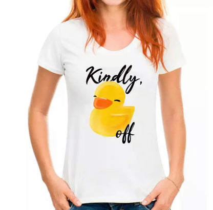 Bitte ducken Sie sich weg vom T-Shirt