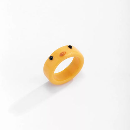 Yellow Duck Ring